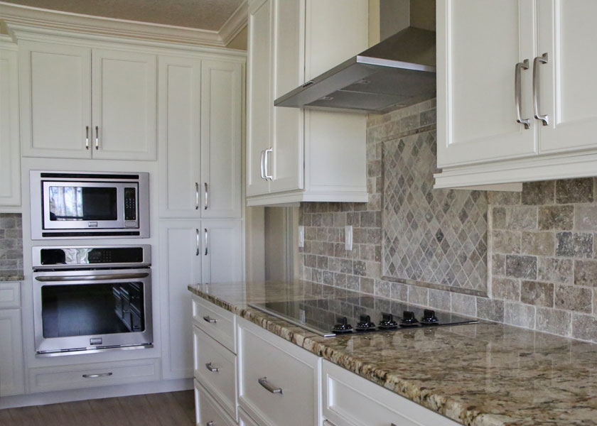 east orlando custom kitchen with marble counters